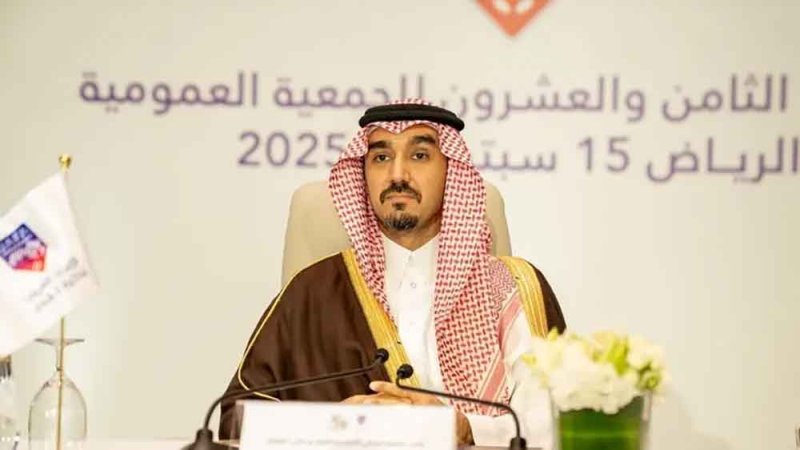 عبد العزيز الفيصل رئيساً للاتحاد العربي لكرة القدم حتى 2029