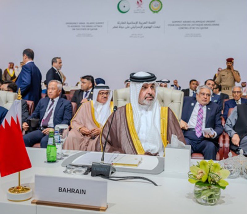 سمو الشيخ عبدالله بن حمد يشارك ممثلًا عن الملك المعظم في الجلسة الافتتاحية لأعمال القمة