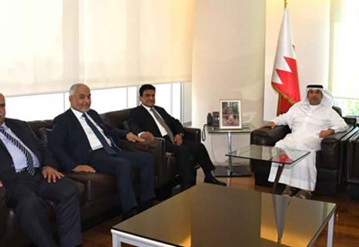 وزير النفط والبيئة يستقبل وزير النفط والمعادن بالجمهورية اليمنية