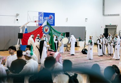 الجامعة الأمريكية بالبحرين تحتفل باليوم الوطني السعودي