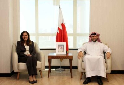 الرئيس التنفيذي لهيئة تنظيم سوق العمل يستقبل سفيرة جمهورية مصر العربية لدى مملكة البحرين