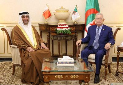 رئيس مجلس الأمة الجزائري يستقبل سفير البحرين ويبحثان تعزيز التعاون البرلماني