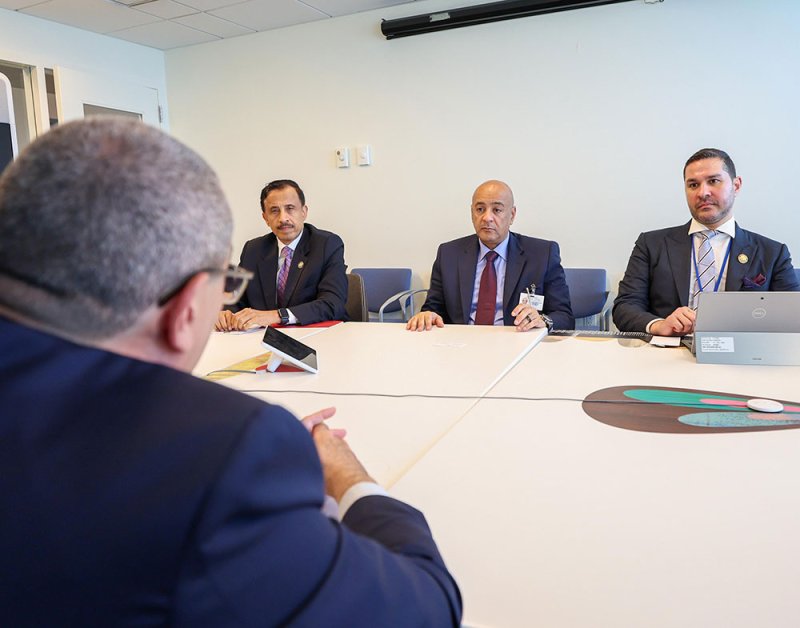 الأمين العام لمجلس التعاون يلتقي منسق الأمم المتحدة الخاص لعملية السلام في الشرق الأوسط