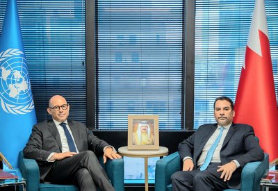وزير النفط والبيئة يجتمع مع الأمين العام لاتفاقية الأمم المتحدة الإطارية بشأن تغير المناخ في نيويورك