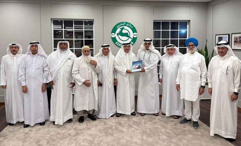 ‏وفد جمعية "تعايش" يزور نادي البحرين الرياضي ويثمن انجازاته الرياضية ‏والاجتماعية