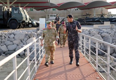 مدير أركان الحرس الوطني يزور وحدة الإسناد البحري في القاطع الشمالي