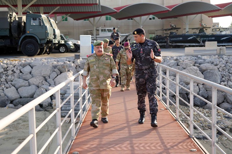 مدير أركان الحرس الوطني يزور وحدة الإسناد البحري في القاطع الشمالي