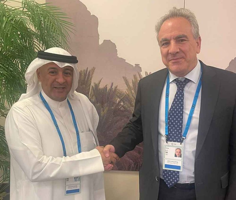 البديوي يبحث مع مستشار الأمن القومي اليوناني تعزيز العلاقات والتطورات الإقليمية بالعُلا