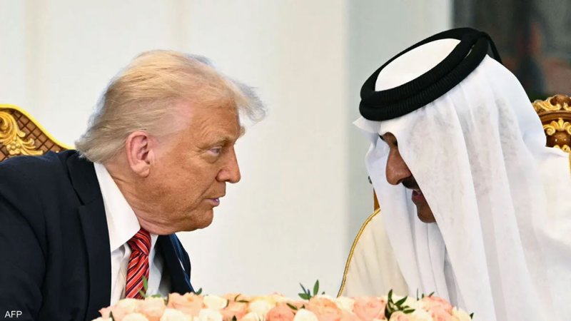 أمير قطر يناقش مع ترامب خطة إنهاء حرب غزة
