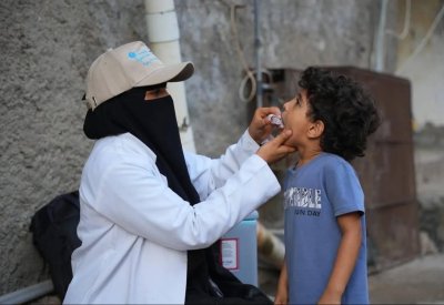 حملة يمنية لتطعيم 1.3 مليون طفل ضد شلل الأطفال
