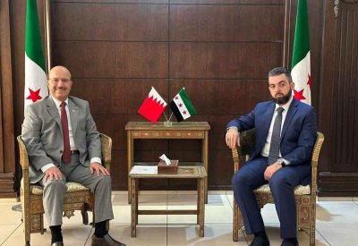 وزير الإدارة المحلية والبيئة السورية يستقبل سفير مملكة البحرين في دمشق