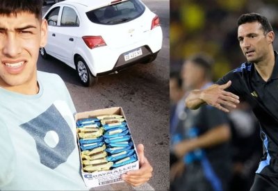 سكالوني يضم بائعاً متجولاً إلى منتخب الأرجنتين