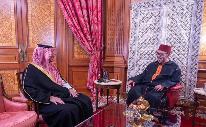 خادم الحرمين الشريفين وسمو ولي عهده يبعثان رسالة شفهية لملك المغرب