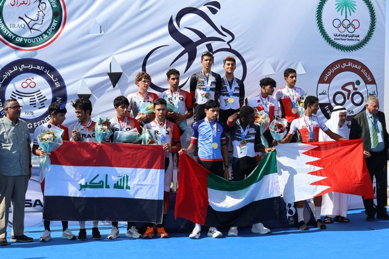 برونزية للبحرين في البطولة العربية للدراجات الهوائية