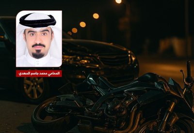 حادث مروري يُحوّل حياة سائق دراجة إلى مأساة