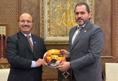 وزير السياحة بالجمهورية العربية السورية يستقبل سفير مملكة البحرين في دمشق