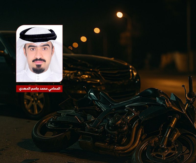 حادث مروري يُحوّل حياة سائق دراجة إلى مأساة