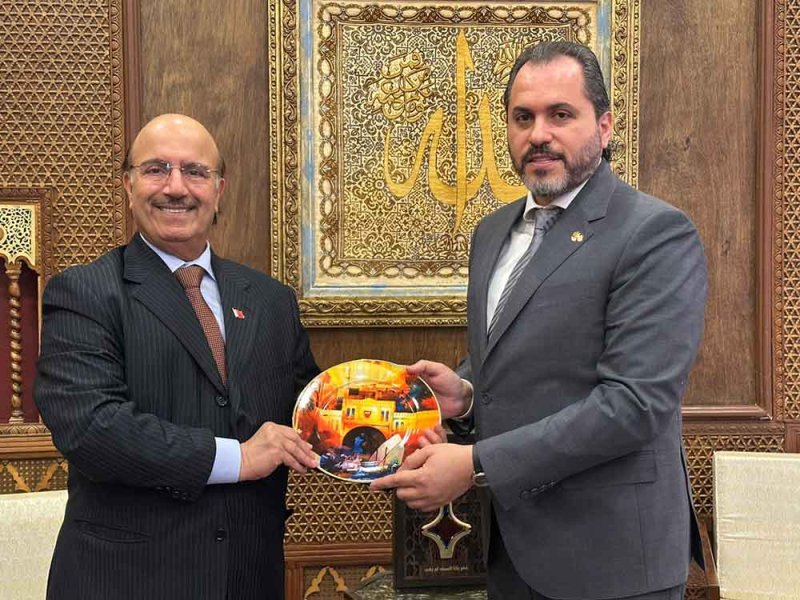 وزير السياحة بالجمهورية العربية السورية يستقبل سفير مملكة البحرين في دمشق