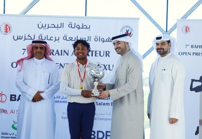 الماليزي عبدالقدوس يظفر بكأس بطولة البحرين السابعة للهواة
