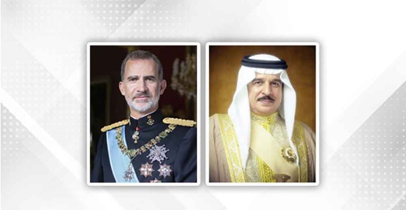 جلالة الملك المعظم يهنئ ملك إسبانيا بذكرى العيد الوطني