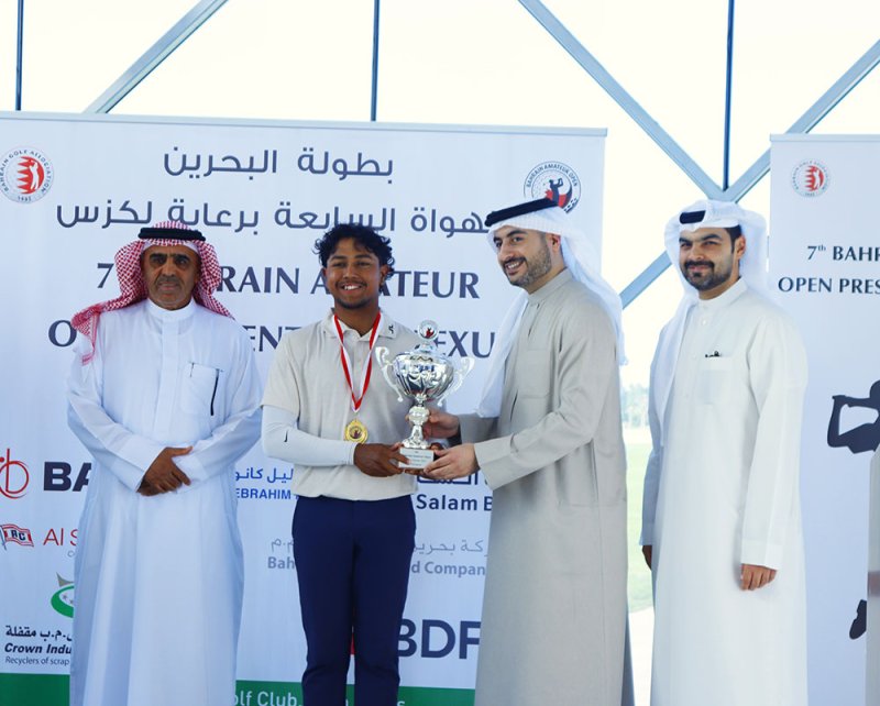 الماليزي عبدالقدوس يظفر بكأس بطولة البحرين السابعة للهواة