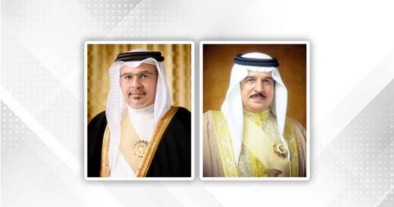 جلالة الملك المعظم وسمو ولي العهد رئيس مجلس الوزراء يتبادلان التهاني بافتتاح دور الانعقاد الرابع من الفصل التشريعي السادس لمجلسي الشورى والنواب
