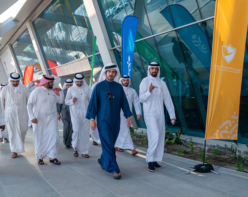 سمو الشيخ خالد بن حمد يتفقد جاهزية مدينة عيسى الرياضية استعدادًا لدورة الألعاب الآسيوية للشباب