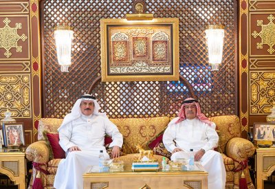 سمو الشيخ علي بن خليفة آل خليفة يستقبل رئيس مجلس النواب