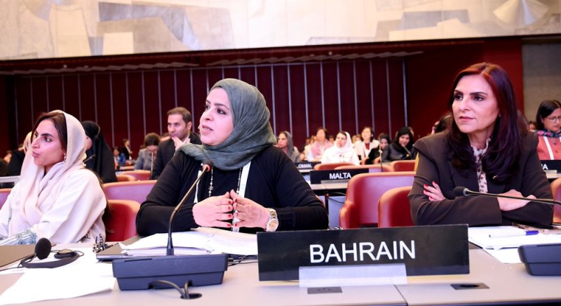 الزايد: مملكة البحرين كفلت للمرأة البحرينية حقها في المشاركة السياسية وصنع القرار دون قيود تشريعية أو مجتمعية