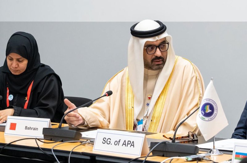 السلوم: البحرين تحرص على تعزيز التعاون البرلماني الآسيوي وتدعم مبادرات ترسيخ الاستقرار العالمي
