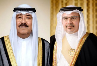 سمو ولي العهد رئيس مجلس الوزراء يعزي أمير دولة الكويت في وفاة الشيخ علي عبدالله الأحمد الجابر الصباح