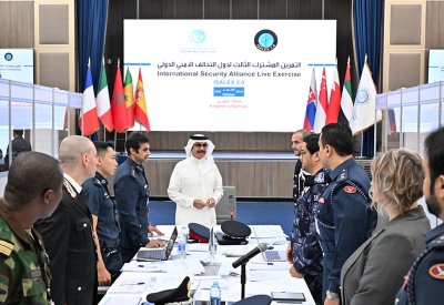 وزير الداخلية يشيد بقدرات التحالف الأمني الدولي وإمكانياته الأمنية والتنسيقية بالتعاون مع الشركاء الدوليين
