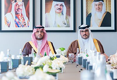 سمو وزير ديوان رئيس الوزراء يستقبل سمو وزير الدولة عضو مجلس الوزراء السعودي