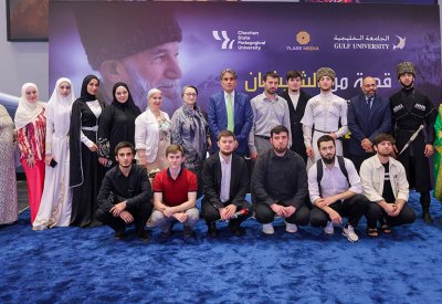 طلبة الخليجية يبدعون في فيلم "سيدة الجبل: قصة من الشيشان" في "إيبيكس الدانة"