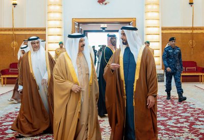 جلالة الملك المعظم يستقبل سمو نائب رئيس مجلس الوزراء وزير الداخلية بدولة الإمارات العربية المتحدة