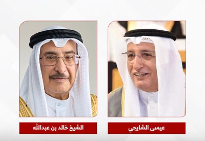 الشايجي يتلقى برقية تهنئة من الشيخ خالد بن عبدالله بمناسبة صدور قانون الصحافة