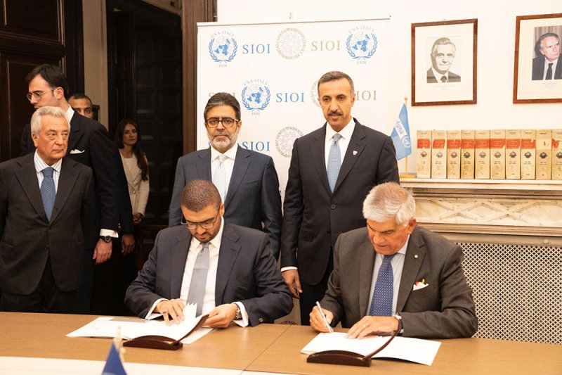 توقيع مذكرة تعاون بين "دراسات" والجمعية الإيطالية للمنظمة الدولية للتعاون في تطوير البحث العلمي