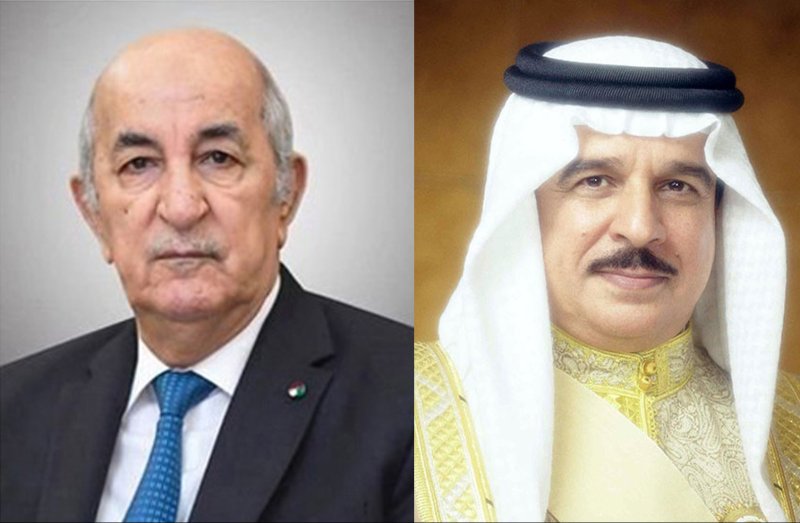 جلالة الملك المعظم يهنئ الرئيس الجزائري بذكرى ثورة الأول من نوفمبر المجيدة