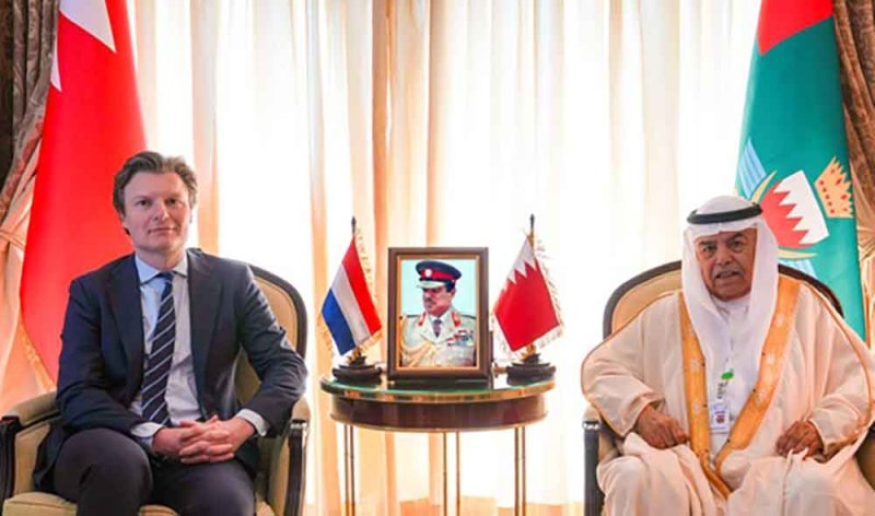 وزير شؤون الدفاع يستقبل وزير الدفاع في مملكة هولندا ورئيس اللجنة العسكرية للناتو
