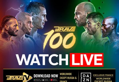 أضخم القنوات والمنصات الرياضية العالمية تشارك في بث النسخة التاريخية BRAVE 100