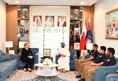 مدير عام تنفيذ الأحكام والعقوبات البديلة يستقبل سفيرة جمهورية فنلندا