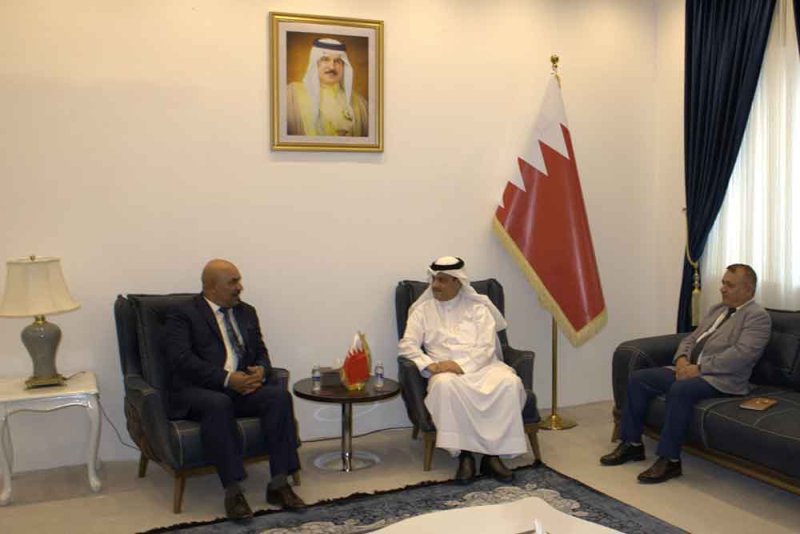 القنصل العام لمملكة البحرين في النجف يستقبل مدير مكتب التصديقات الخارجية العراقي