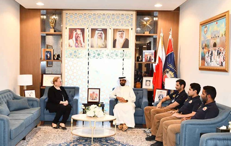مدير عام تنفيذ الأحكام والعقوبات البديلة يستقبل سفيرة جمهورية فنلندا