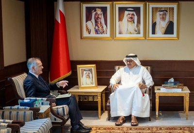 وزير الخارجية يستقبل المدير التنفيذي للمعهد الدولي للدراسات الاستراتيجية في الشرق الأوسط