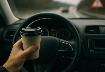 خبراء يحذرون من الإفراط في شرب القهوة أثناء القيادة