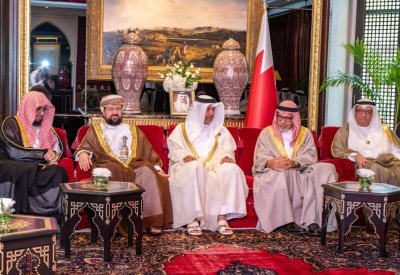 نائب رئيس المجلس الأعلى للقضاء ووزير العدل والشؤون الإسلامية والأوقاف يستقبلان عددًا من رؤساء الوفود القضائية والعدلية المشاركة في منتدى الملك حمد للعدالة