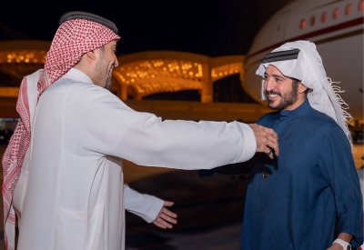 خالد بن حمد يصل إلى الرياض لحضور منافسات دورة ألعاب التضامن الإسلامي السادسة