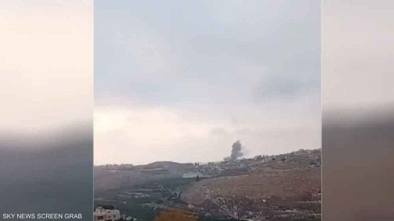 الجيش الإسرائيلي يهاجم أهدافا لحزب الله في جنوب لبنان