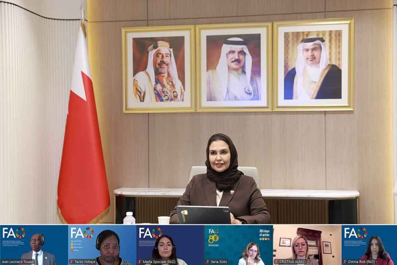 الفاضل تستعرض أمام منظمة "الفاو" جهود مملكة البحرين في مجال توفر الأمن الغذائي