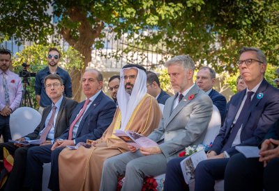 مدير عام العلاقات الثنائية بوزارة الخارجية يحضر فعالية لإحياء ذكرى الهدنة بسفارة المملكة المتحدة لدى مملكة البحرين